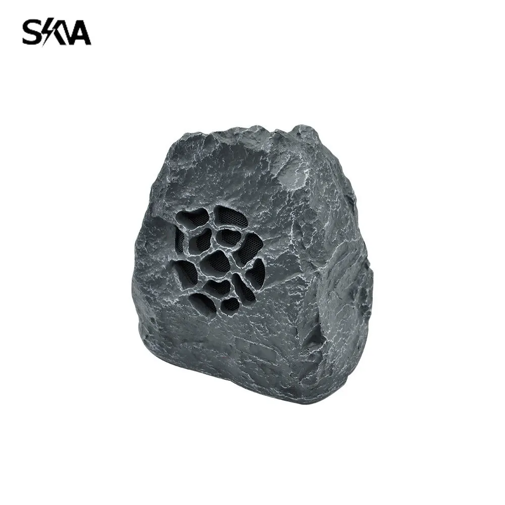 

Outdoor 5 Inch Waterproof Speaker Fiber Glass Material Gray Rock Appearance Public Broadcasting System for Park Tourist Places