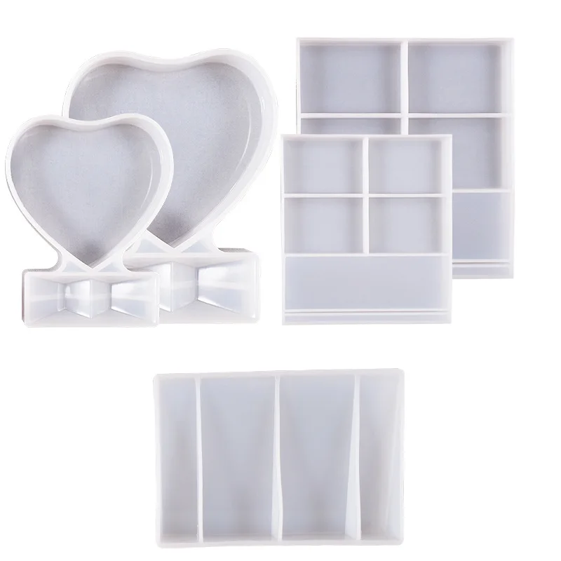 Love Heart Shaped Square Photo Frame Epoxy Silicone Mold For DIY Resin Craft Decorative Jewelry Making Mold Silicone Mould