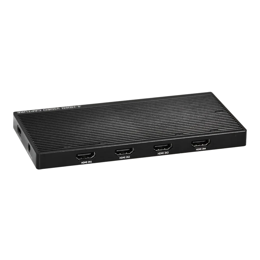 4 Channels USB HD MI Video Capture Card 4K60 HD MI Streaming Video Capture Card for Xbox PS4 Live Streaming Gaming
