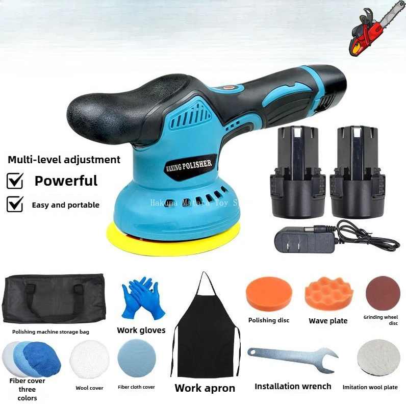 Mesin Poles Mobil Mesin Waxing Perawatan Kecantikan Genggam Nirkabel Baterai Lithium Tahan Lama Sander Alat Pembersih Rumah Tangga Kustom