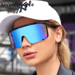 Oversized Square Sports Sunglasses Women Men New Fashion Rectangle Sun Glasses For Male One Piece Shades Eyewear Gafas De Sol