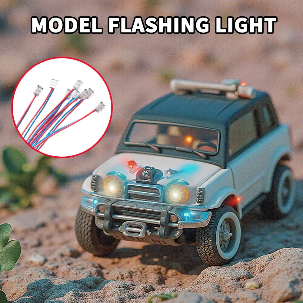 

10 шт. 0805 миниатюрная мигающая светодиодная лампа 3 В SMD проводной светильник предварительно припаянный микролиц провода провода для изготовления моделей своими руками/Diorama/автомобилей