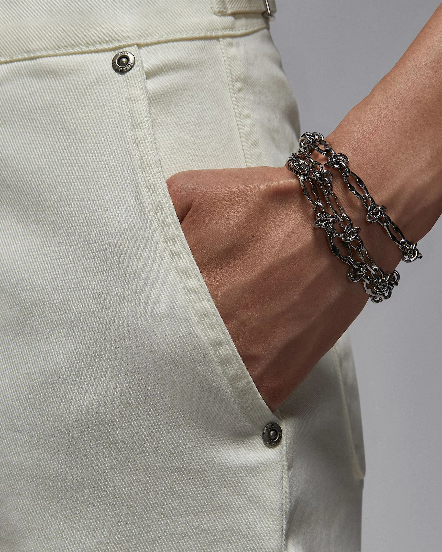 بنطال جوردان فلايت 91 للسيدات فضفاض وواسع الساق #3