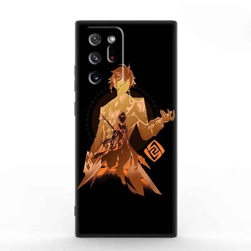 Anime Genshin Impact Case For Samsung Galaxy M53 M52 M51 M33 M32 M11 M12 M13 M21 M22 M23 M31S M30S Note 10 Lite Plus 20 Ultra 5G