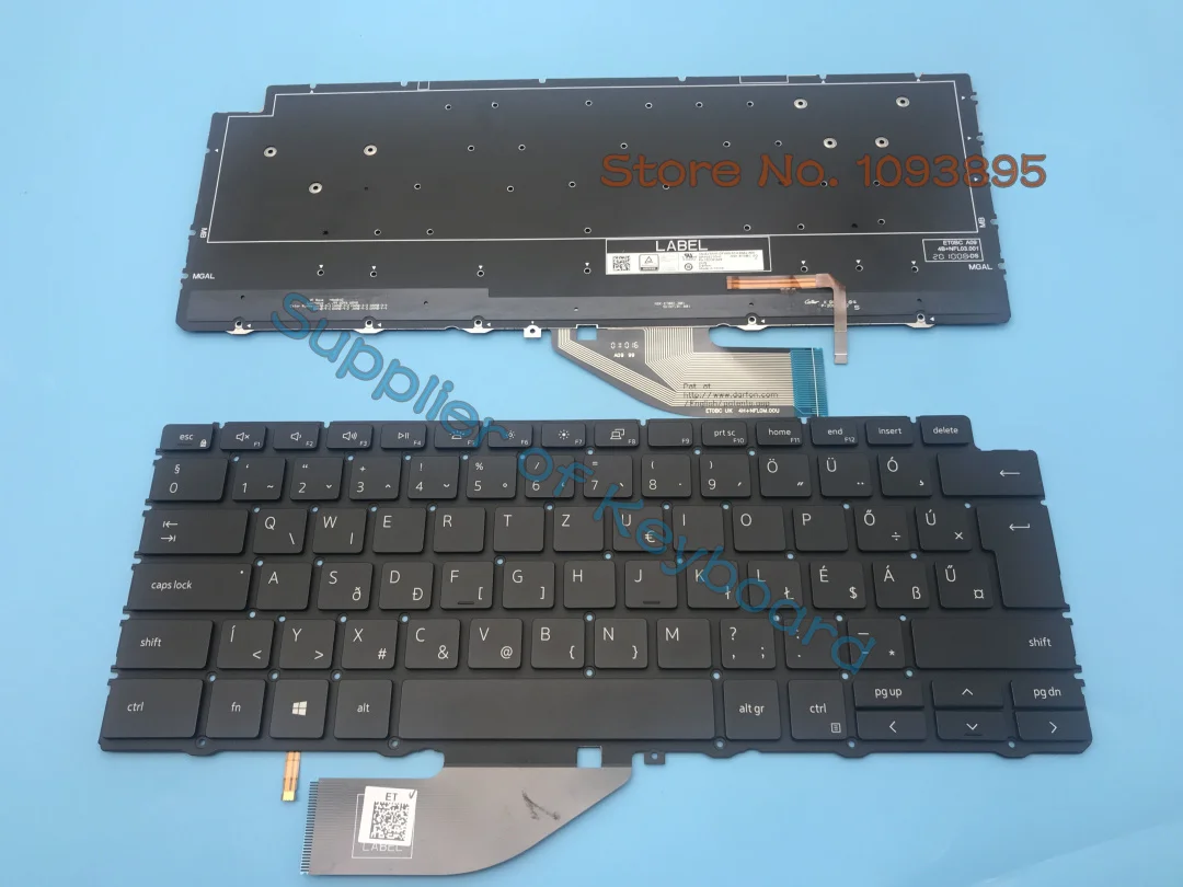 

Original NEW For Dell XPS 13 7390 9310 2-in-1 Laptop Hungarian Keyboard Backlit