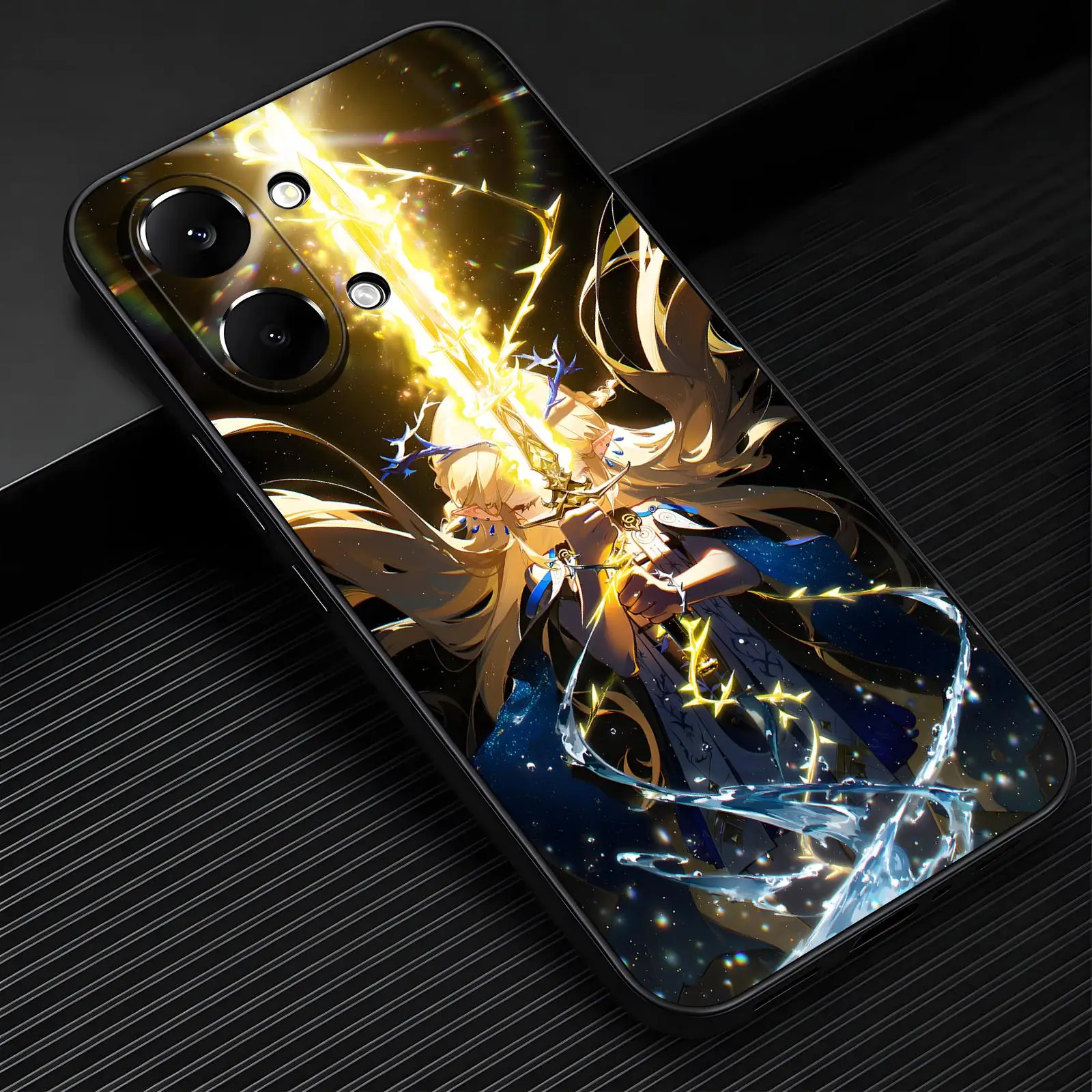 Wuthering Waves CARTETHYIA Phone Case For Xiaomi POCO M8 M7 M6 X8 X7 X6 F9 F8 F7 F6 Pro Ultra Soft black Shockproof Cover view 3