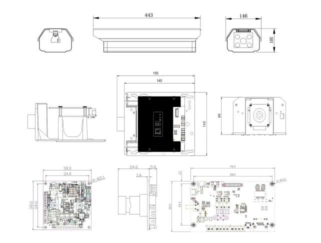 4 million high-definition imaging effect Intelligent license plate recognition camera