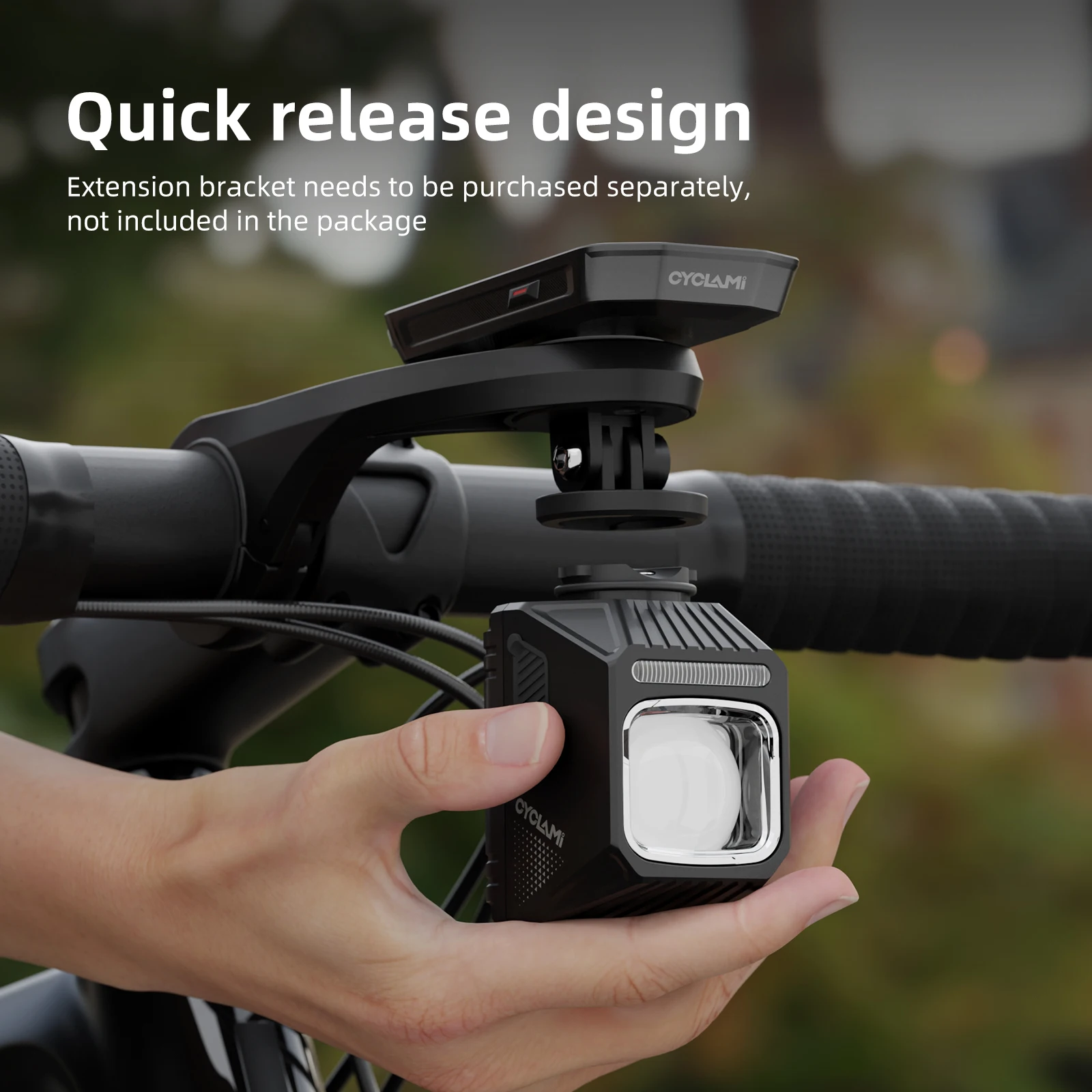 Cyclami farol de bicicleta linha de corte, guidão de bicicleta, luz suspensa frontal, lanterna de estrada mtb, acessórios de ciclismo