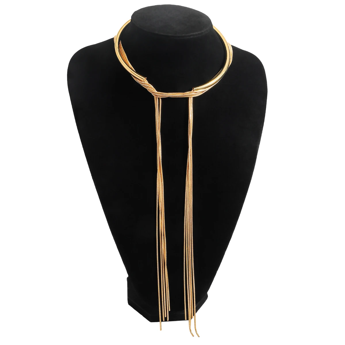 Personalized Design Collar Tassel Necklace Light Luxury Simple Sweater Chain long chain Neck Accessories For Women - Image 2