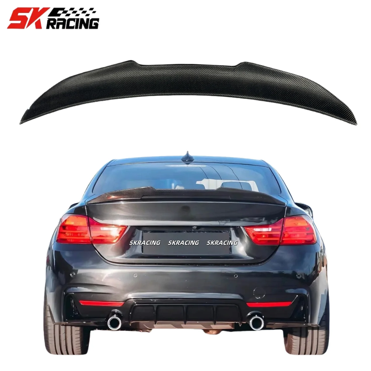 

Car Accessories Carbon Fiber Rear Trunk Spoiler Lip Wing For BMW F36 Gran Coupe 4 DOOR 2014-2020