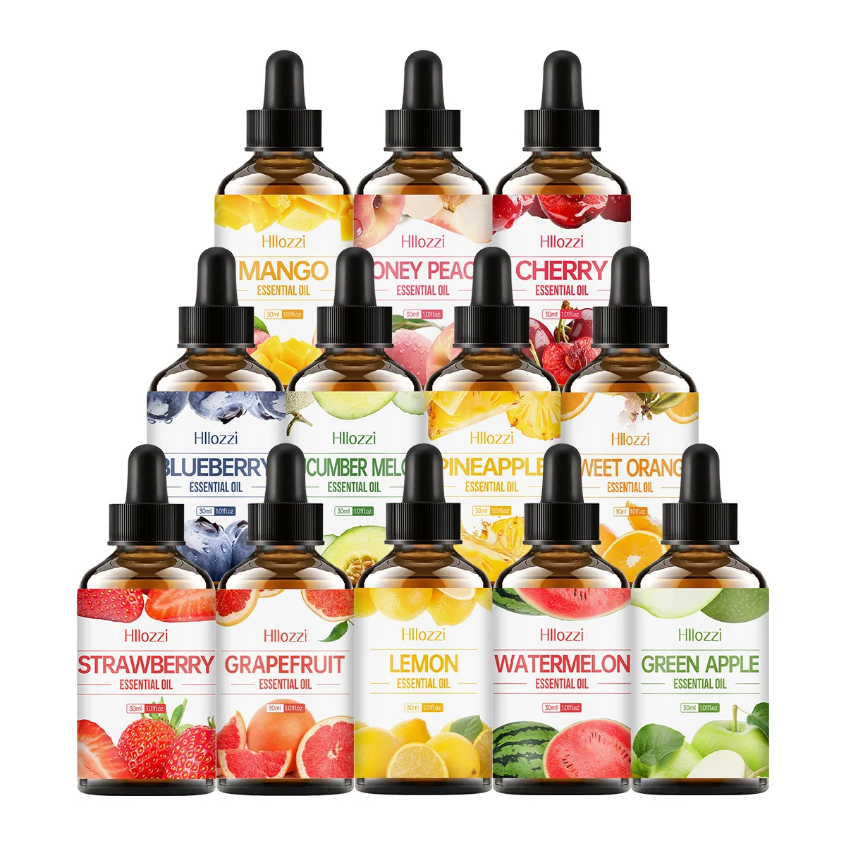 

Fruit series essential oils, suitable for diffuser, candle making, car aromatherapy, suitable for multi-scene application.