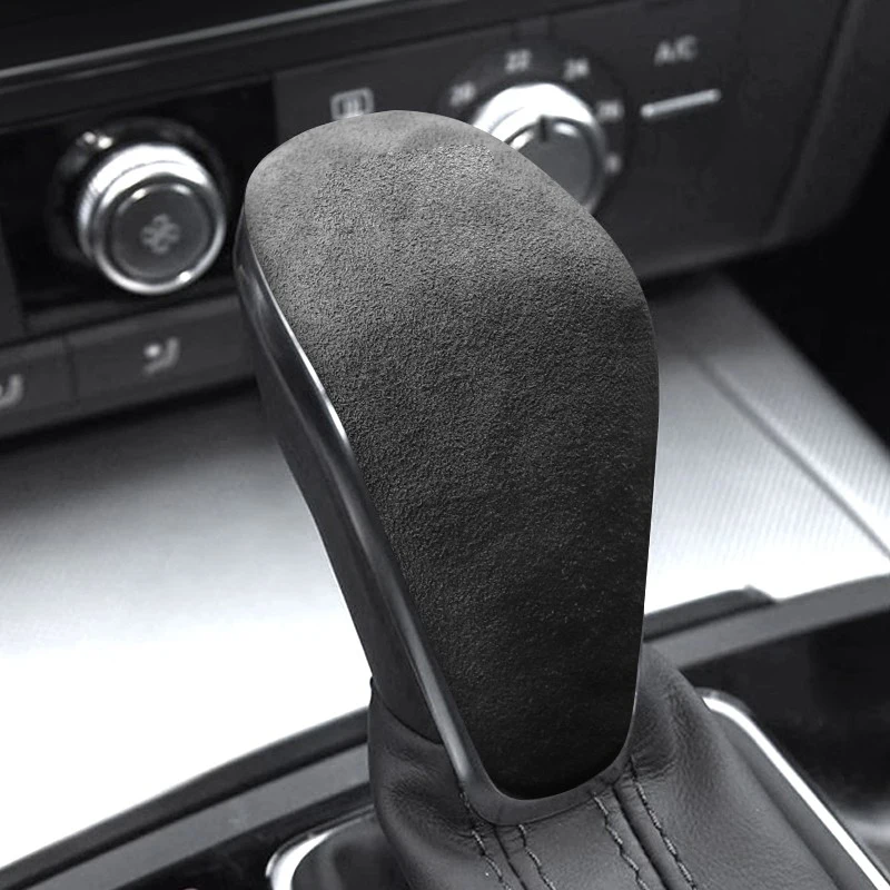 Italian Suede Overlays Interior For LHD Audi A6 C7 2012 2013 2014 2016 2017 2018 Trim Armrest, Gears, Dashboard Car accessories