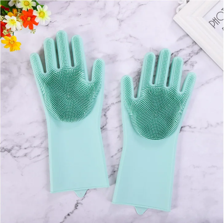 

2Paris Multifunctional Silicone Dishwashing Gloves Waterproof Kitchen Cleaning Tools for Household Magic Cleaning