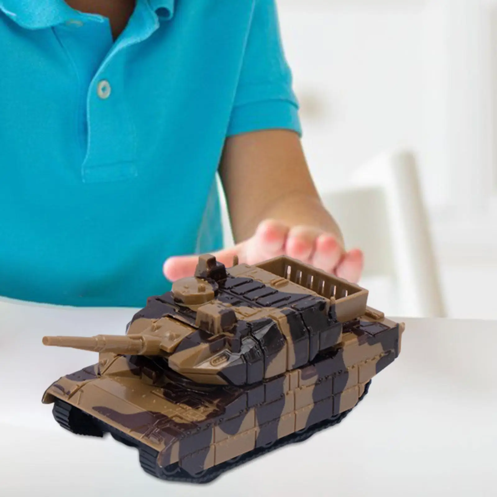 Pull Back Tank Model Speelgoed, Pullback Motion Educatief Speelgoed, Party Gunsten Kids Tank Diecast Tank Model Voor 3-7 Jaar Oude Kinderen,