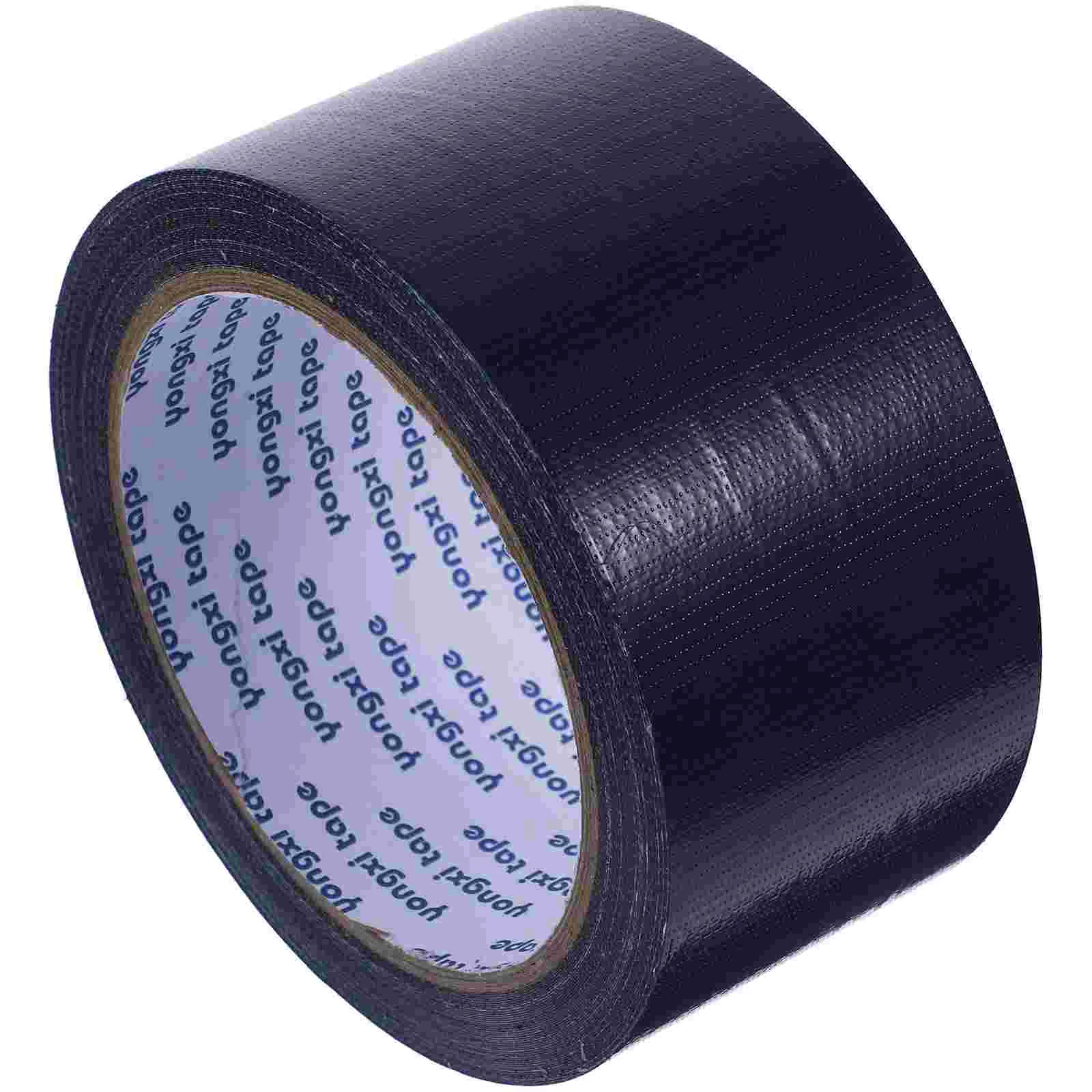 Carpet Floor Tape Strong Adhesive Cloth Duct DIY Stage 2 Sided Single-Sided Waterproof Electrical Equipment Travel Black