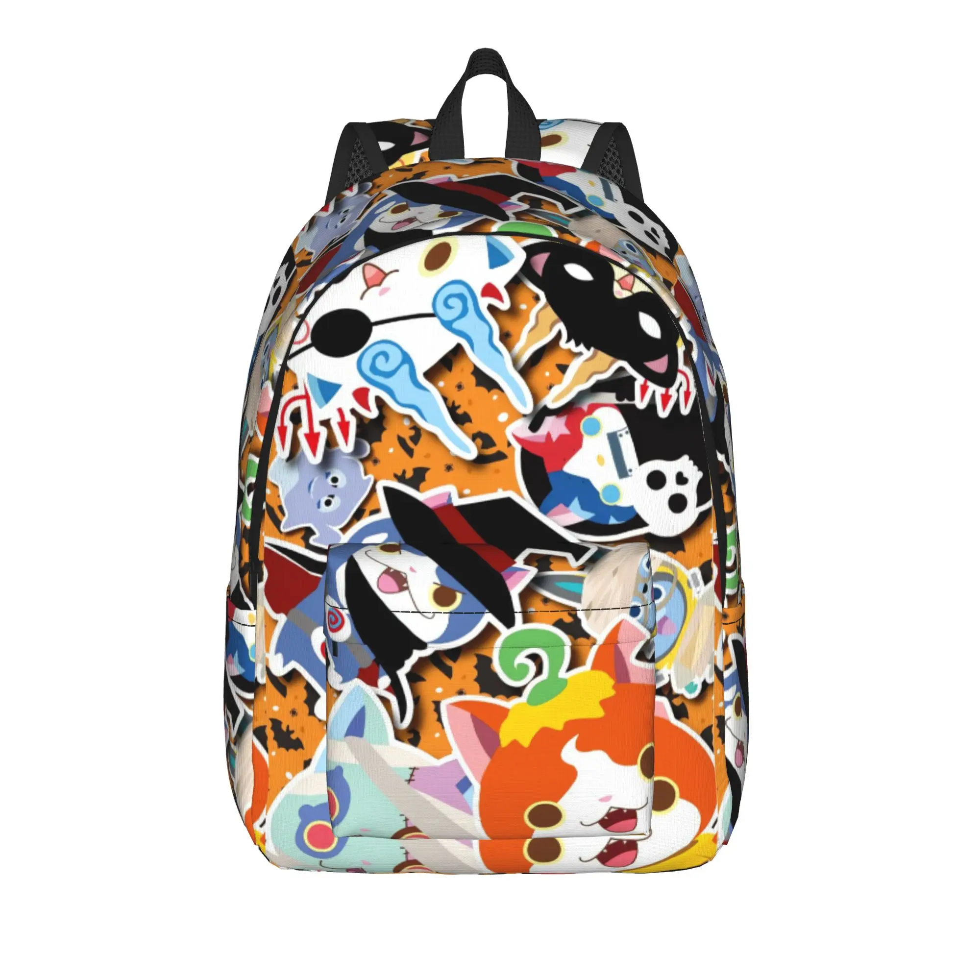 Yokai Watch Jibanyan 2 Backpack Women  Breathable Backpacks Polyester Elegant School Bags College Designer Rucksack