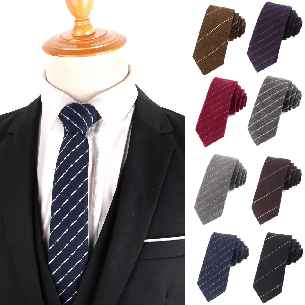 

Skinny Tie For Men Women Casual Cotton Neck Tie For Party Business Wedding Neckties Adult Suit Slim Striped Neck Ties For Gifts