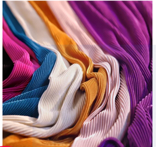 Women Fashion Summer Wide Leg Pants Pleated Ice Silk Trousers Elastic Waist Loose Casual Pants