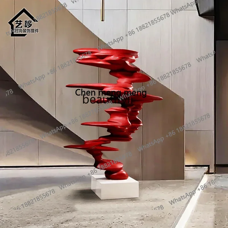 

A182 Большая фигура, абстрактная скульптура, украшение для зала, приветственное напольное украшение