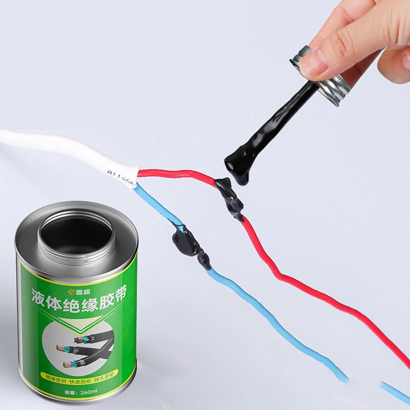 100/260ml Liquid Insulating Tape Rubber Coat Waterproof Seals And Protect Electrical Connections Liquid Insulating Glue