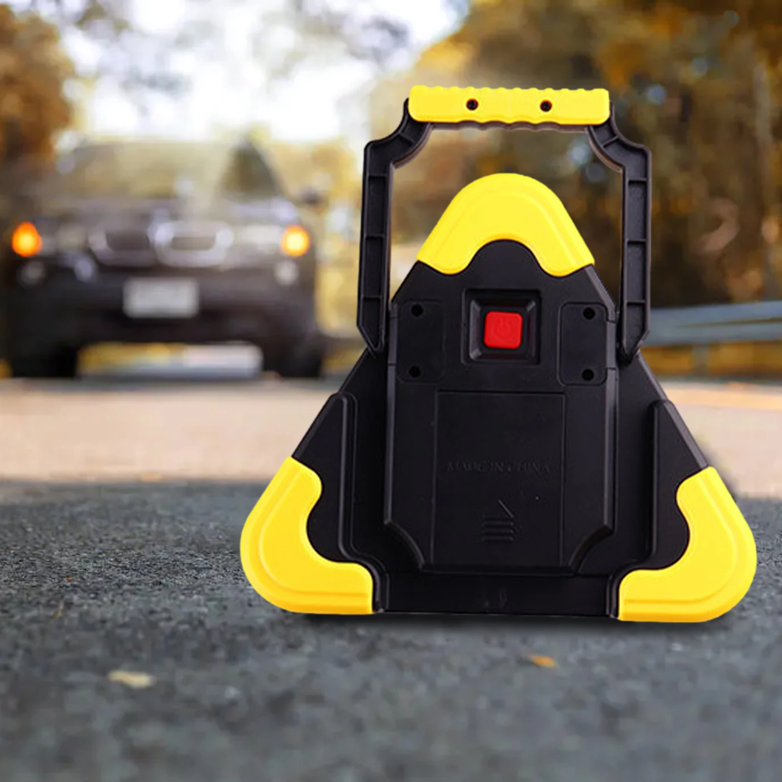 Triangle Warning Sign Triangle Car LED Work light Road Safety Emergency Breakdown Alarm lamp Portable Flashing light on hand - Image 5