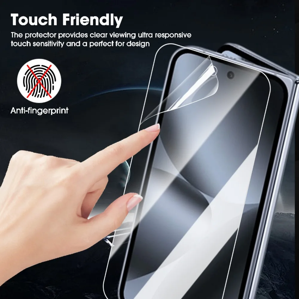 Гидрогелевая пленка 9 в 1, защитные пленки для экрана снаружи и внутренней линзы для Google Pixel 10 Pro Fold HD, комплект защитных стеклянных пленки с полным покрытием