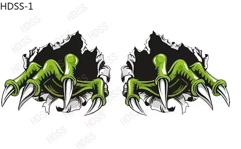 

HDSS-Ghost Paw Car Styling Creative Funny AnimalCartoon Adhesive PVC Waterproof Car Body Glass Sticker Pattern Vinylcar Accessoi