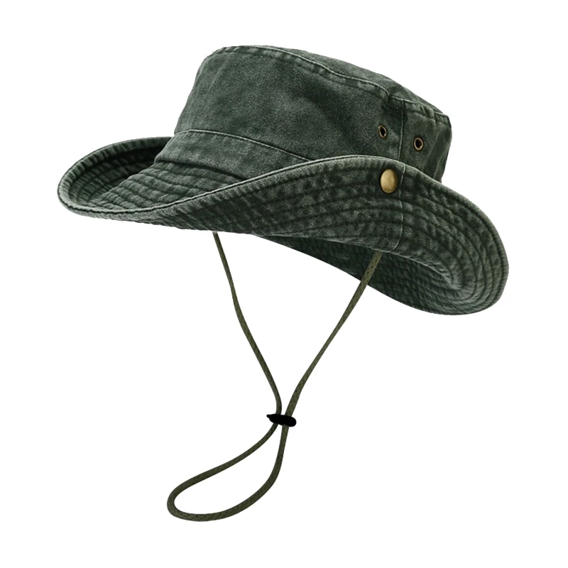 2024 New Fashion Summer Bucket Hat Women Men Outdoor Fishing Hiking Beach Hats Mesh Breathable Anti UV Sun Cap Large Wide Brim