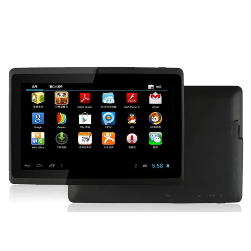 7 インチ MP4 プレーヤーカード MP3 クアッドコアタブレット Android Wifi インターネット Bluetooth 音楽スピーカー電子ブックアルバムビデオ再生 HD カメラ