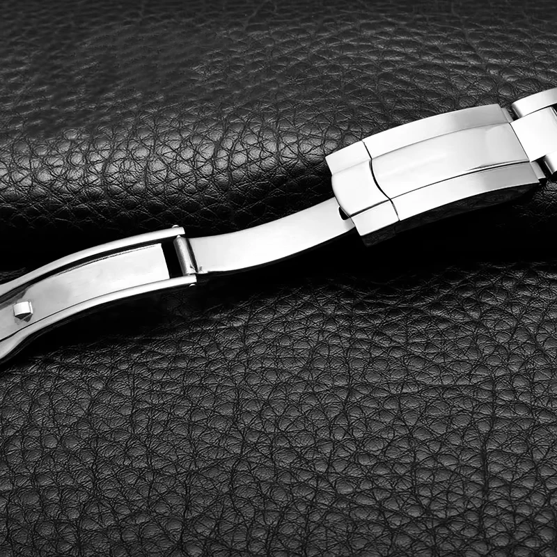 الصلبة الفولاذ المقاوم للصدأ حزام (استيك) ساعة ل رولكس أويستر الأبدي Datejust دايتونا الغواصة الفاخرة سوار ساعة الأشرطة 20 مللي متر