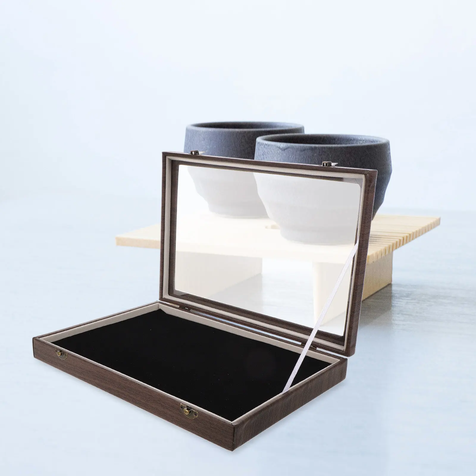 Badge Storage Box with Clear Lid Large Capacity Pin Display Case for Collection Organization Portable Jewelry Display Box