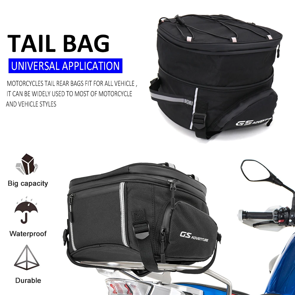 For YAMAHA MT 07 MT09 For Honda Africa Twin CRF1000L NC700 For Kawasaki Z900 Universal Motorcycles Tail Rear Bags Luggage