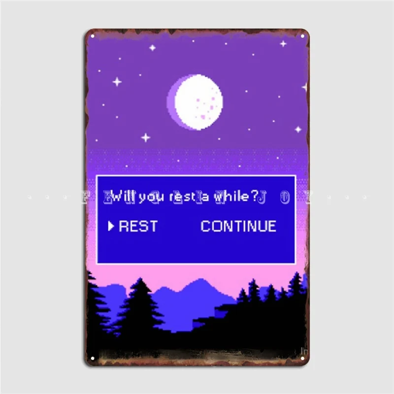 

Video Game Aesthetic Metal Sign Club Club Bar Decoration Painting Décor Tin Sign Poster