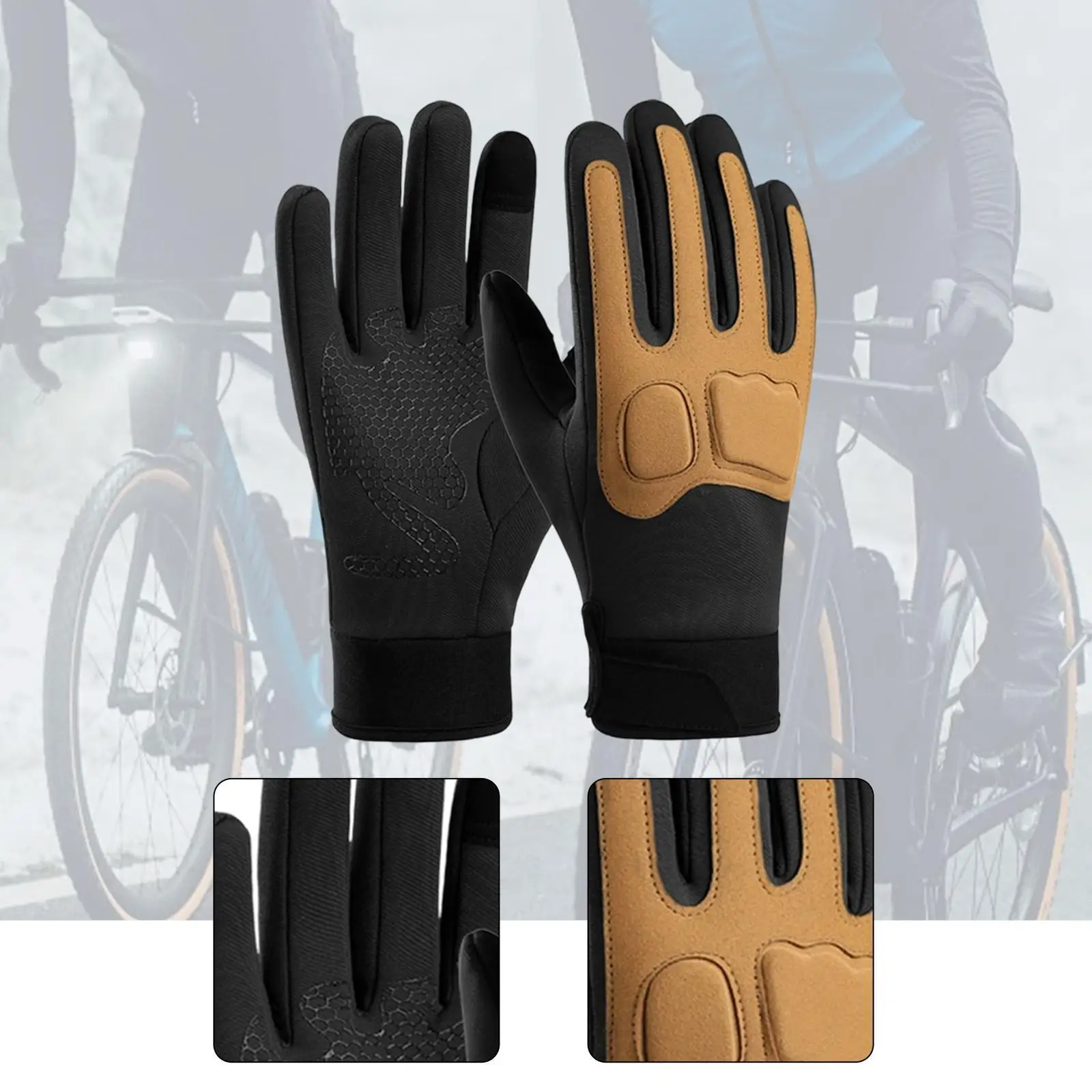 

Motorcycle Gloves Winter Gloves Warm Protection for Men Women for Cold Weather Sports ATV Outdoor Activities Camping