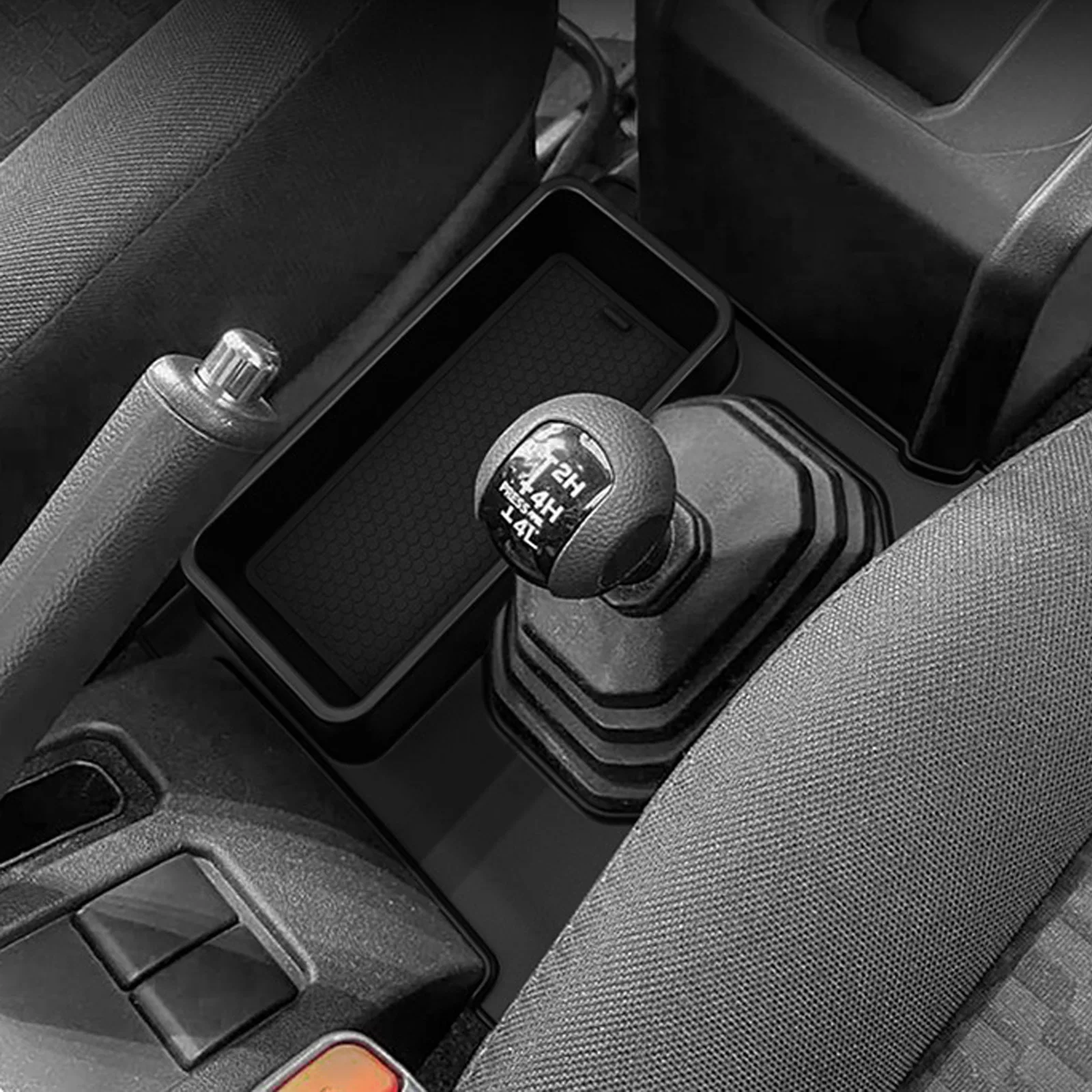 سيارة والعتاد التحول الجانب صندوق تخزين درج منظم حامل هاتف لسوزوكي جيمي JB64 JB74 2019-2025 اكسسوارات السيارات الداخلية #4