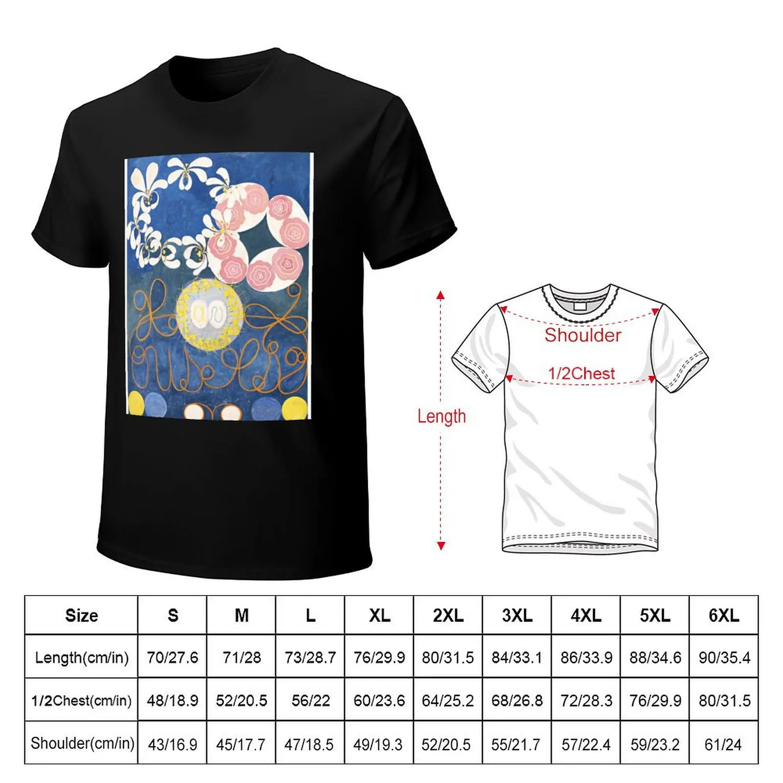 HD Childhood, The Ten Largest, by Hilma Af Klint HIGH DEFINITION T-Shirt Festive Simple T-Shirt