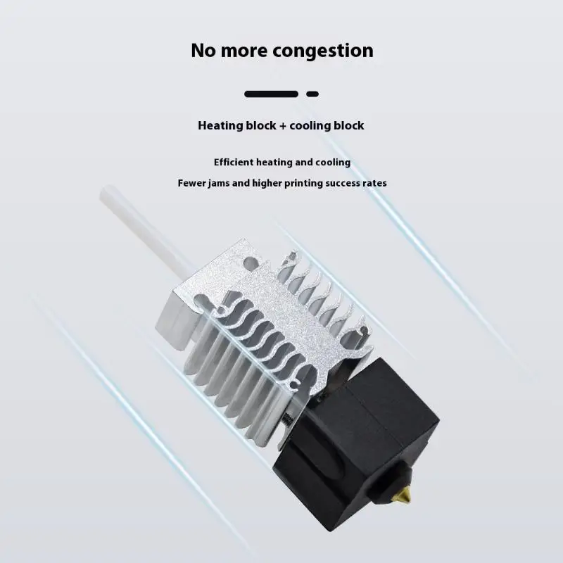 1 مجموعة أندر 3 V3 SE Hotend فوهة عدة كفاءة التدفئة التبريد تبديد الحرارة الفولاذ المقاوم للصدأ الحلق ثلاثية الأبعاد ملحقات الطابعة