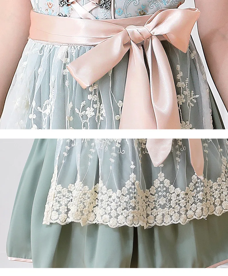 Deutsches Oktoberfest München Farm Girl Süßes Niedliches Kleid Karneval Kinderkleidung Dienstmädchen Kinderkleidung Auftrittskostüm – Detail 29