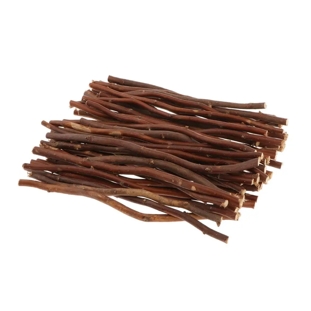 

50pcs Rustic Decorative Wood Branches 20cm Driftwood for DIY Wall