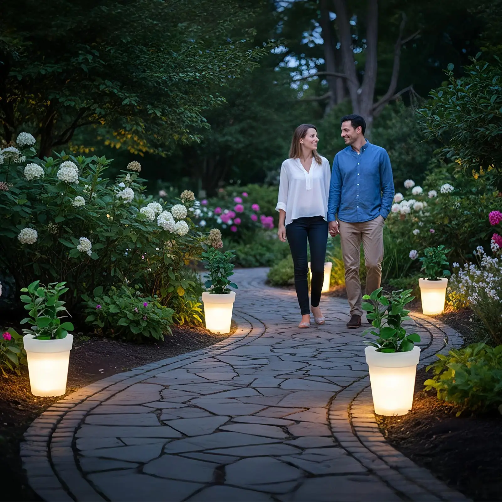 

Лампа для цветочного горшка, водостойкая ландшафтное освещение, ваза, солнечная энергия, светодиодный цветочный горшок для патио, двора, лужайки, дома на открытом воздухе, дня рождения