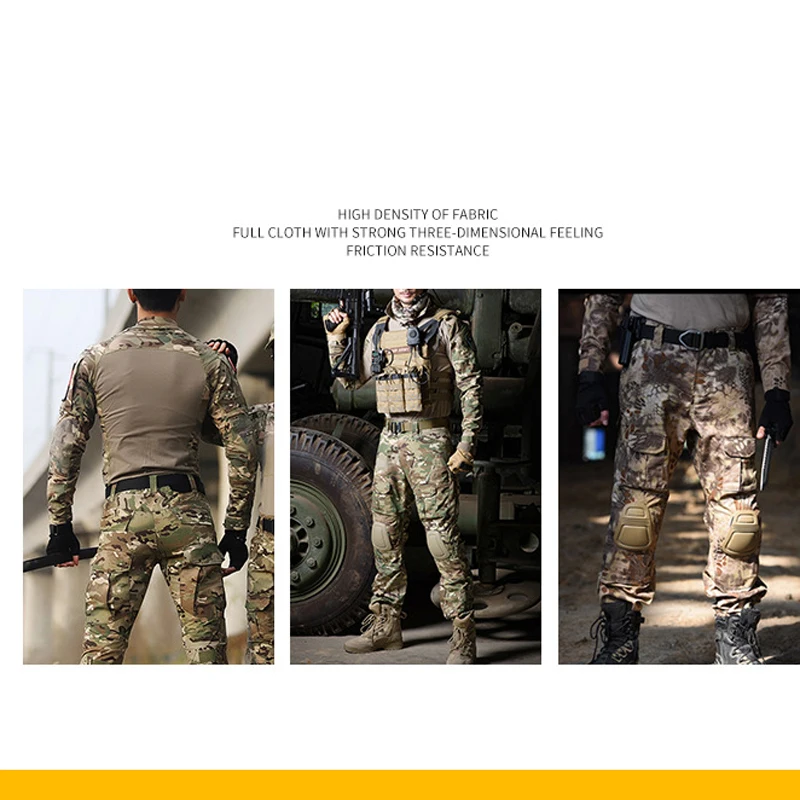 100cm Length 150cm Width US Multicam TC Cloth  CP Camouflage Fabric Polyester Cotton Spring Summer Suits DIY