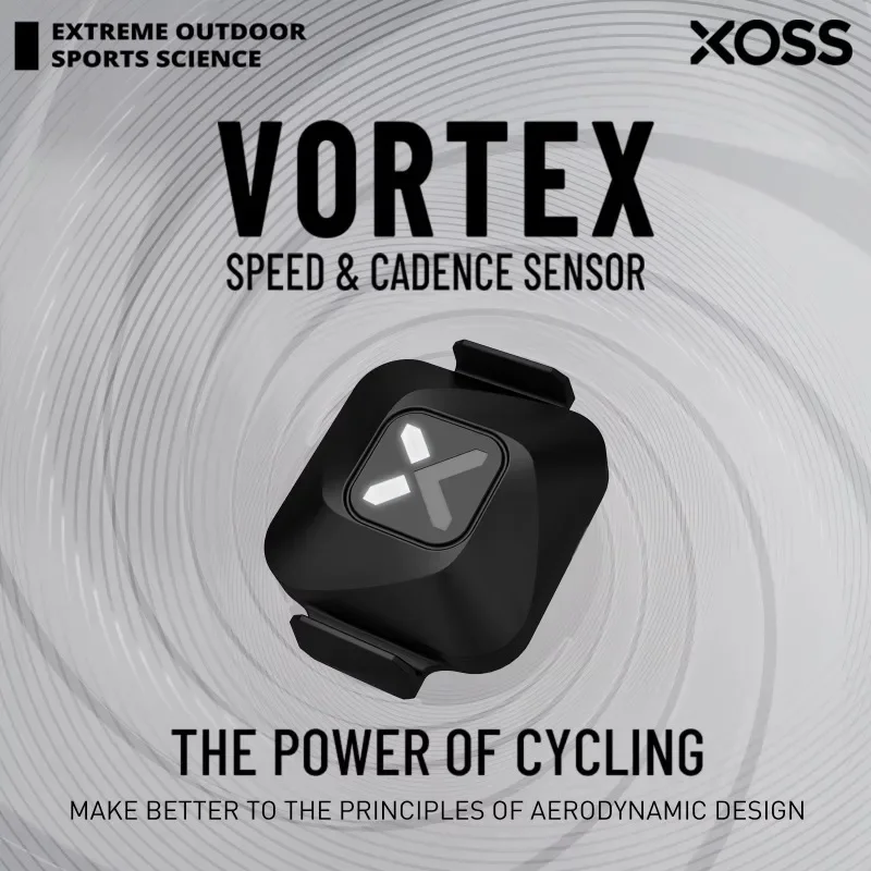 XOSS VORTEX Trittfrequenz und Geschwindigkeit Dual Sensor Fahrradtacho ANT+ Bluetooth Fahrradcomputer