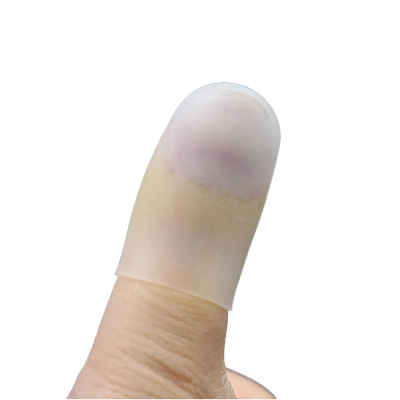 5Pc/set  Silicone Finger Protector Caps High Temperature Resistant Anti-slip Anti-static Finger Cover Workplace Safety Supplies