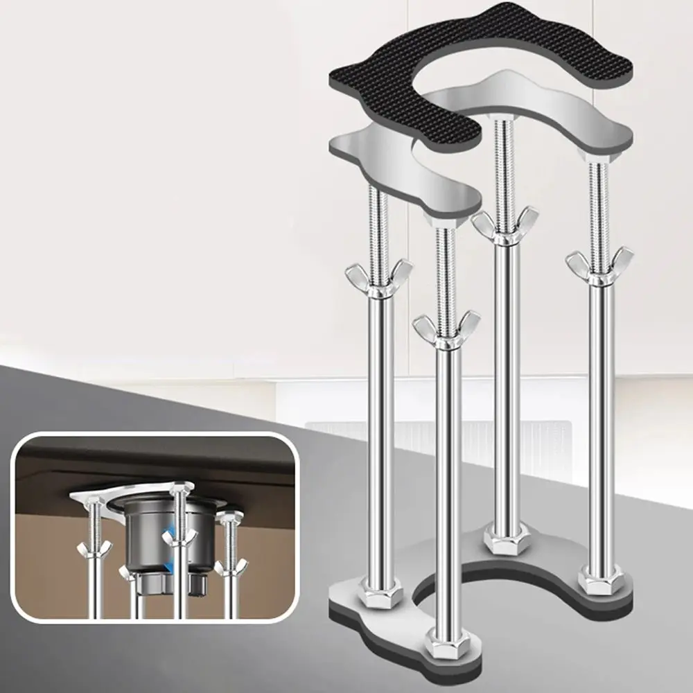 1Pcs Adjustable Undermount Sink Bracket Set Antislip Easy Installation Support Repair Kit Portable Wash Basin Bracket