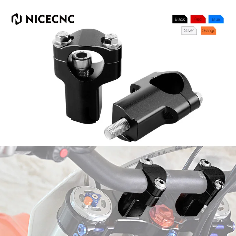 

NICECNC For 2023 2022 2021 GasGas EC 300 EC 250 52MM Handlebar Riser Handle Bar Clamp MC 65 85 125 250 300 EC EX 250F 350F 450F