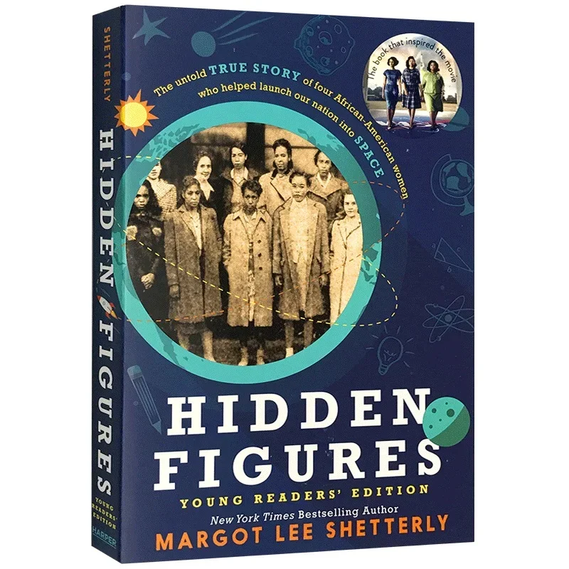 

Hidden Figures,Teen English in books story, Film on novel based 9780062662378