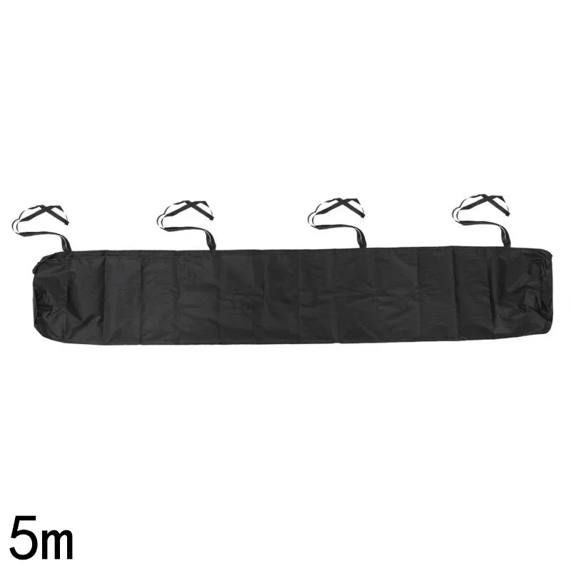 Outdoor Waterproof Patio Awning Storage Bag Protector Cover With Dust Resistance And Tie Cord Fastening For Manual Awnings