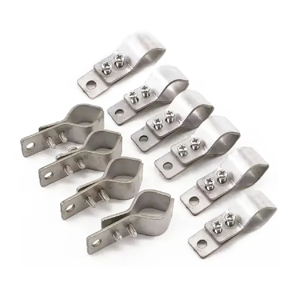 Picture 5: 304 Stainless Steel Pipe Clamp Wave Shading Net Accessories, Adjustable Fixed Pipe Clamp Accessories