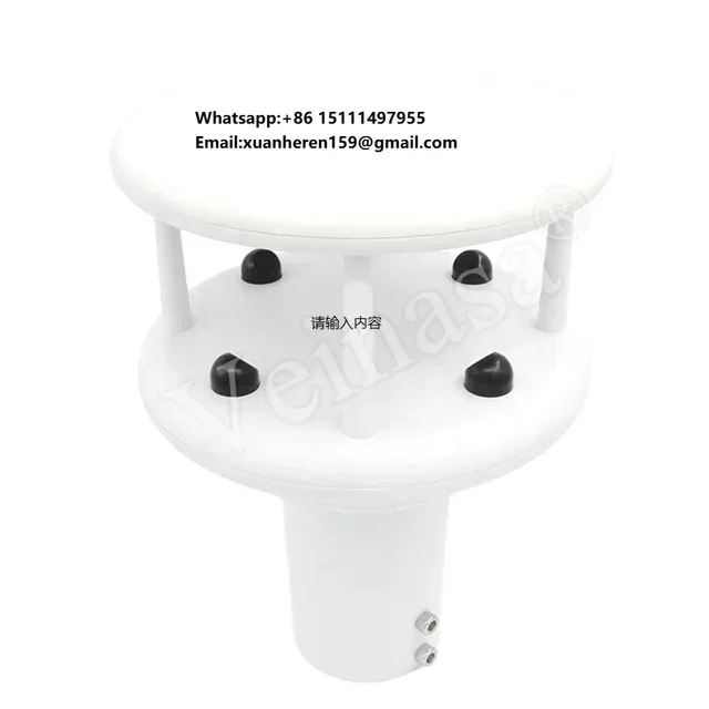 VWS002 Waterproof Ultrasonic Wind Speed Direction Sensor Hot Sale 60m/s IP66 Outdoor Use Tunnels Marine Airport OEM Customizable