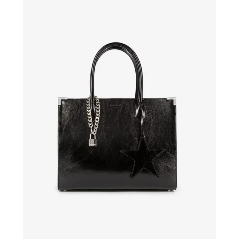 

Brand Women Tote Bag Simple Ladies Star PatternTote Shoulder Handbag Large Capacity Female Fashion Bag 2025 New